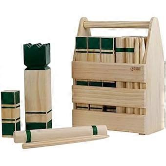 LPG Classics Traditional Kubb Set for Outdoor Lawn Games and Friendly Matches