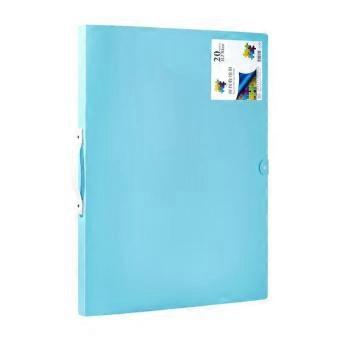 Puzzle Storage Folder For 1000 Piece Puzzles Large Organizer With 20 Clear Pockets Blue Case SpaceSaving