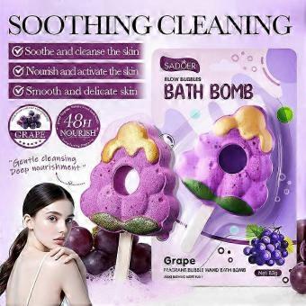 Fruity Fragrance Bath Salt Ball Bubble Bar Bath Salt Ball Gentle Cleansing Nourishing Scented Bath Ball for Relaxing Soak