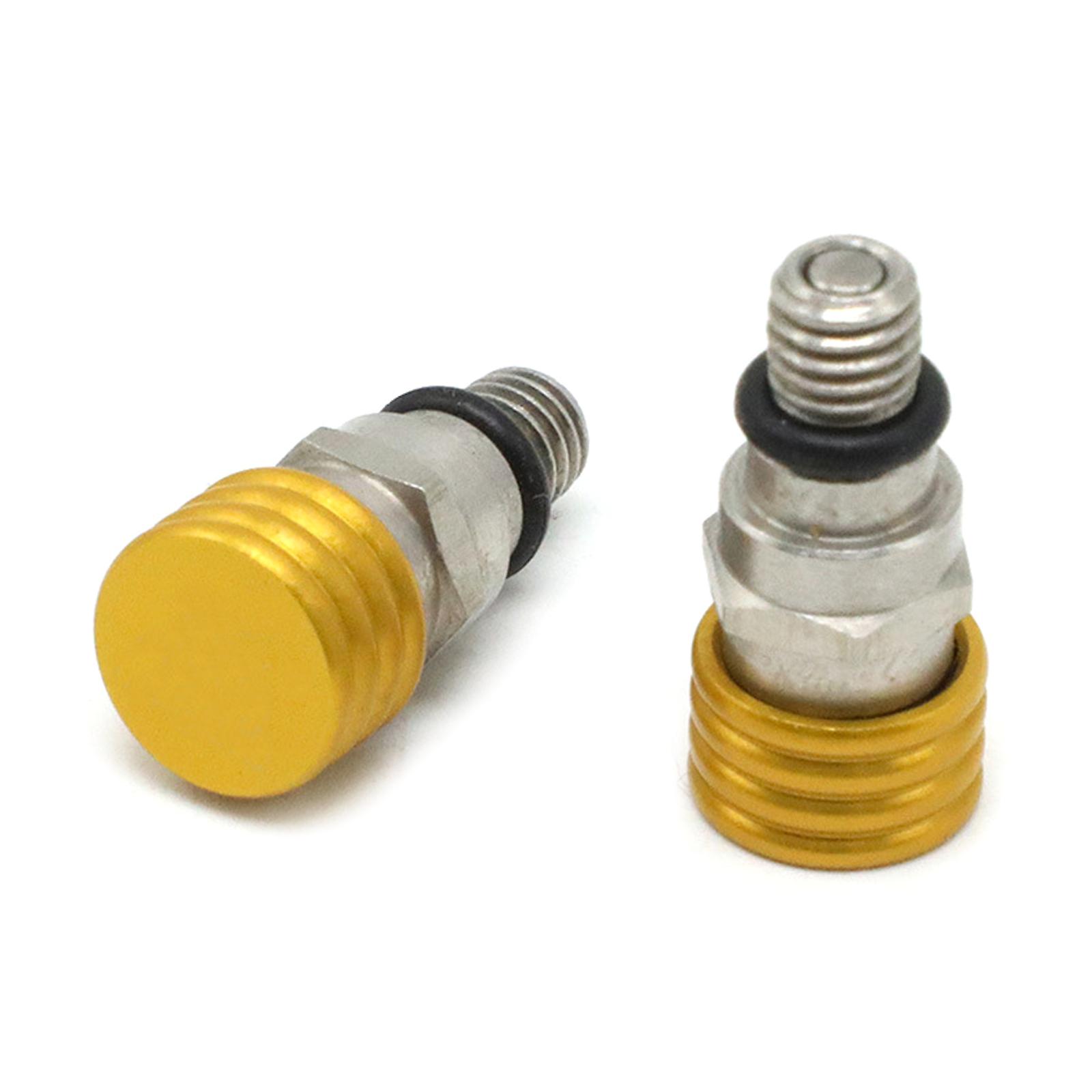 Motorcycle CNC for M.5X0.8mm Fork Air Bleeder Relief for Valve Pack of 2