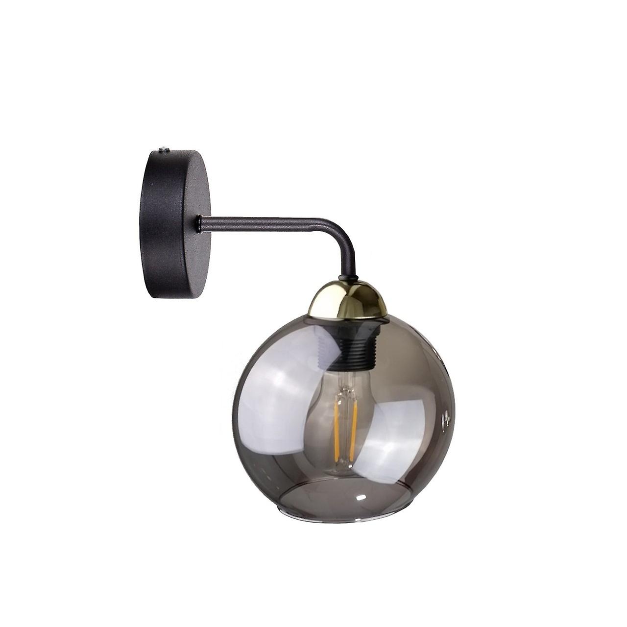 Keter Cosmo Dome Wall Lamp Black, Gold, 23cm, 1x E27