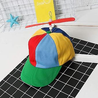 Propeller Fans Hats Outdoor Unisex Baseball Cap Helicopter Bamboo
