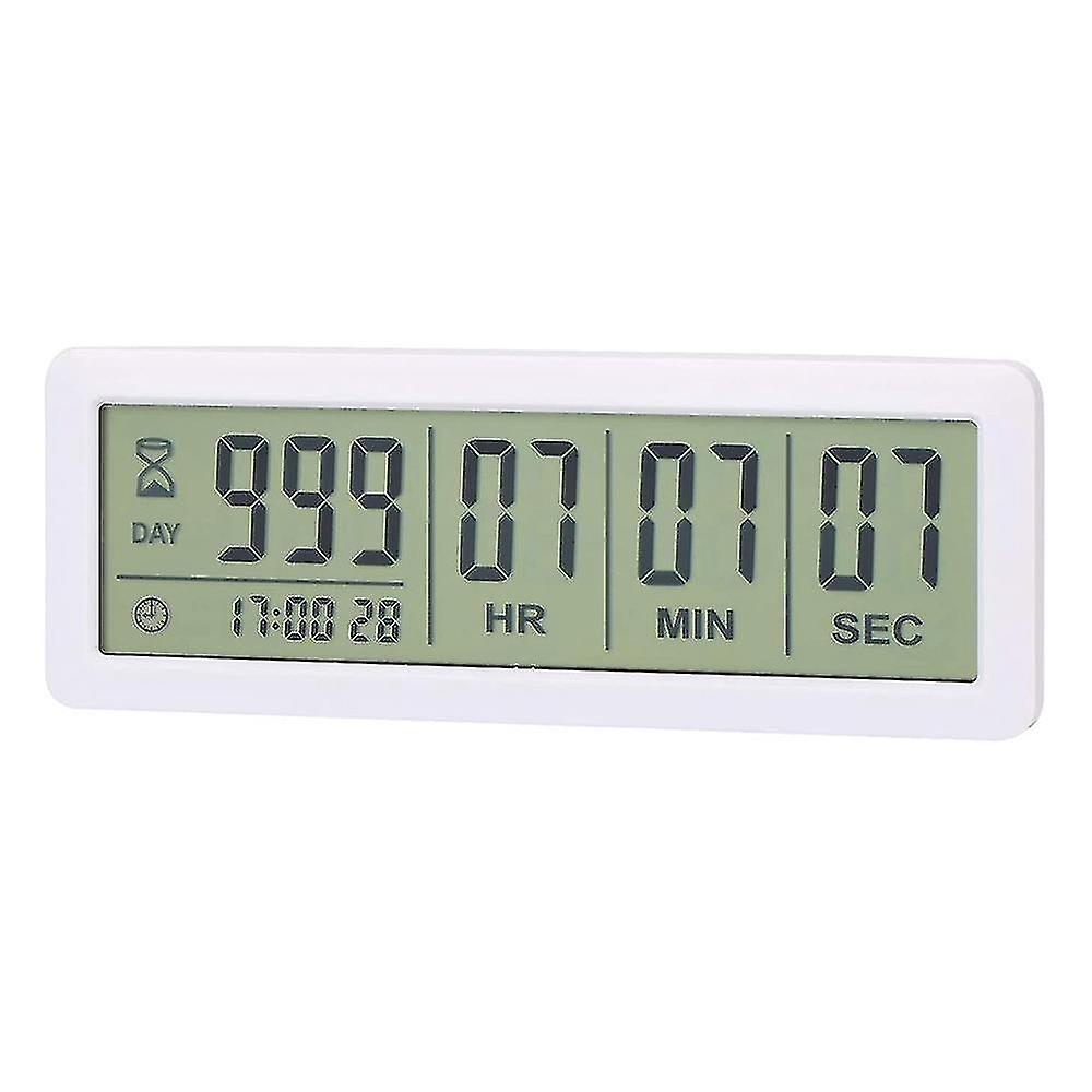 Big Digital Countdown Days Timer Clock - 999 Days Count Down Clock Timer For Graduation Lab Kitchen (tangling)