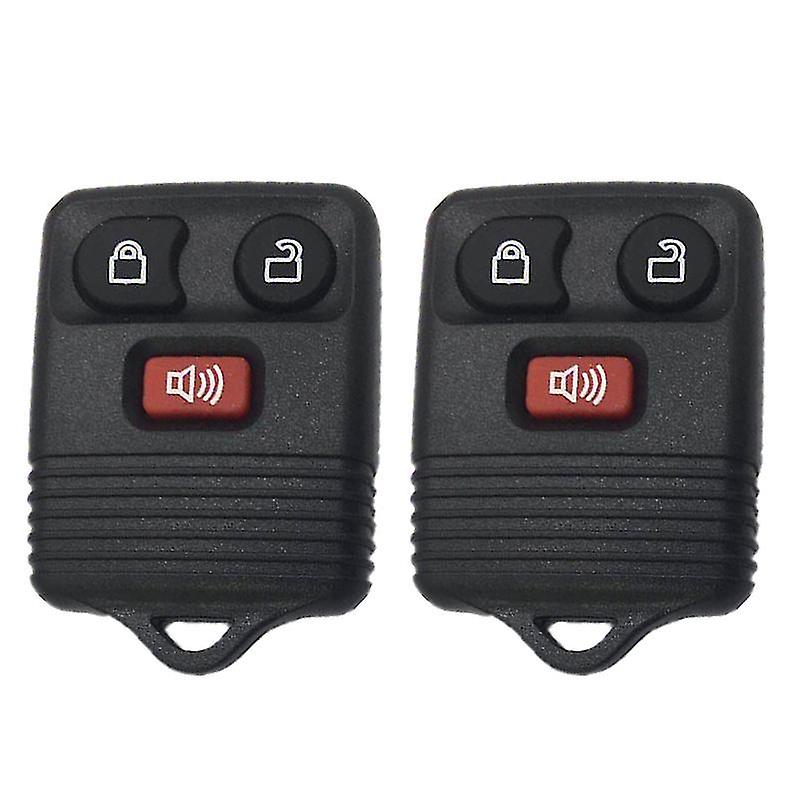 2pcs 3 Keys Remote Car Key Fob Fit For 1999 2000 2001 2002 2003 2004 2005 2006 2007