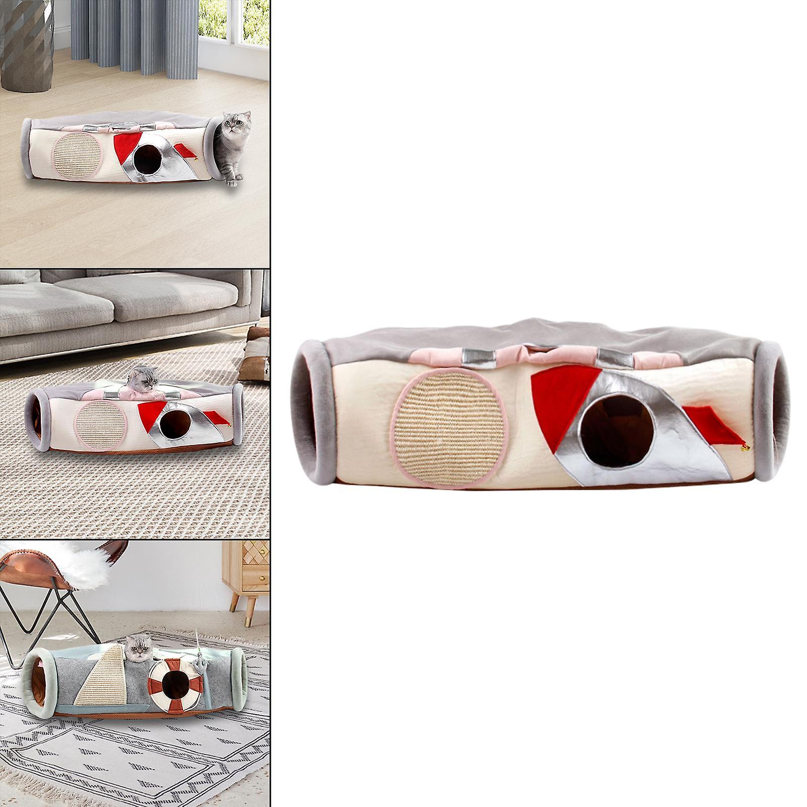 Cat Tunnel Interactive Soft for Small Animals Puppy, Kitty, Kitten, Rabbit UFO