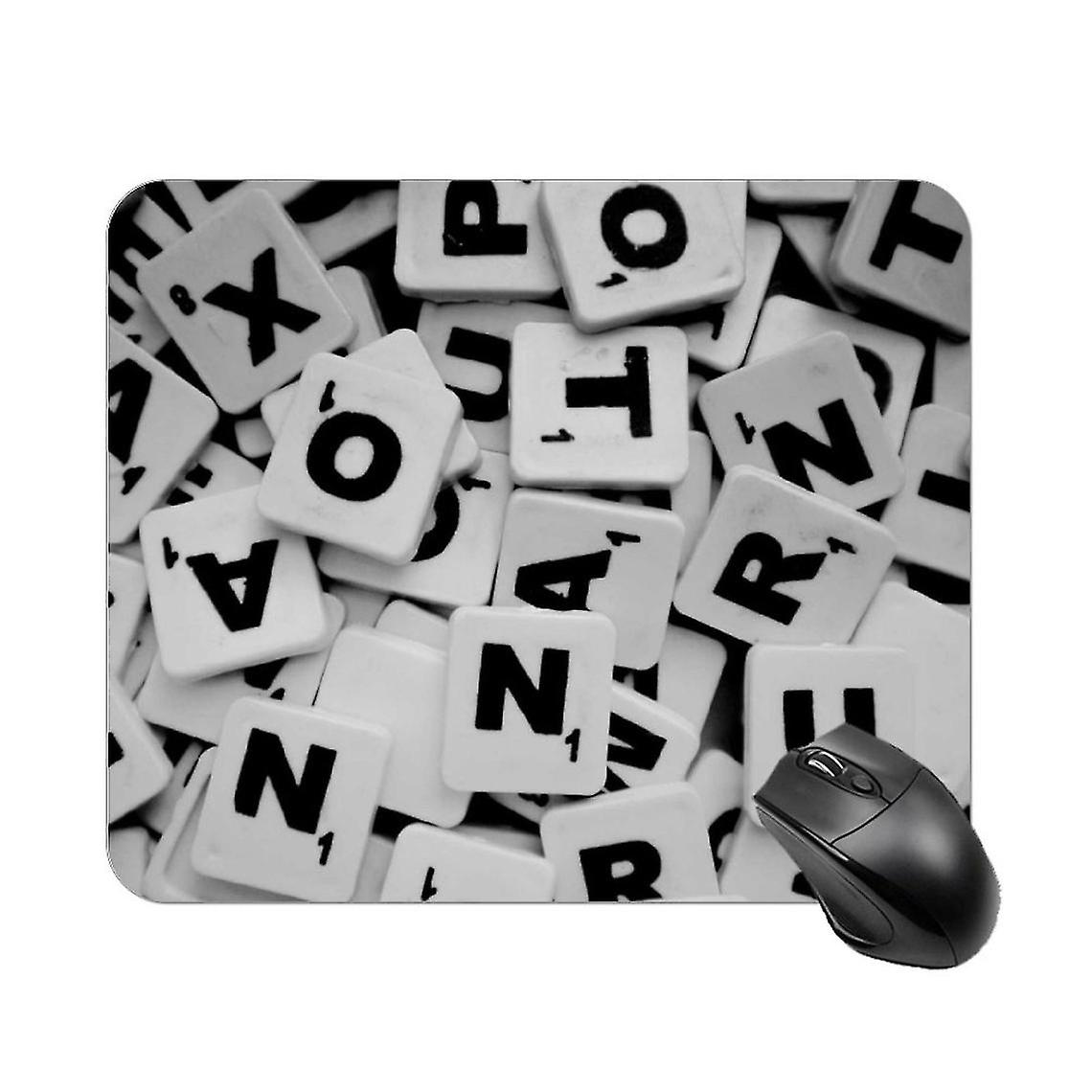 Single Letter Alphabate Laptop Mouse Pad