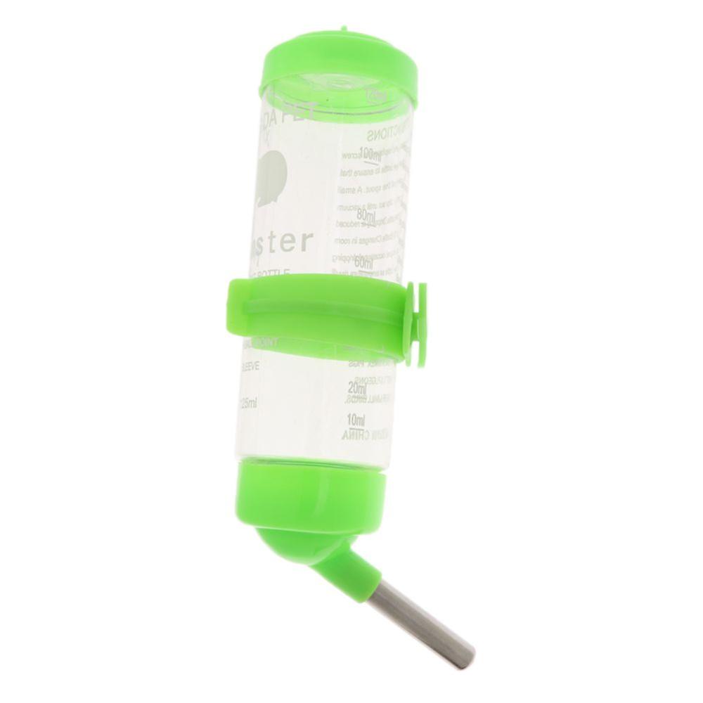 125ml Small Pet Drinking Water Bottle Rat Hamster Rabbit Dispenser Green