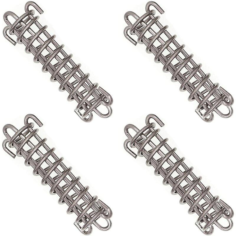 Sail Shade Fixings Tent Heavy Duty Rope Spring Trampoline 4 Pieces Metal Accessories Springs