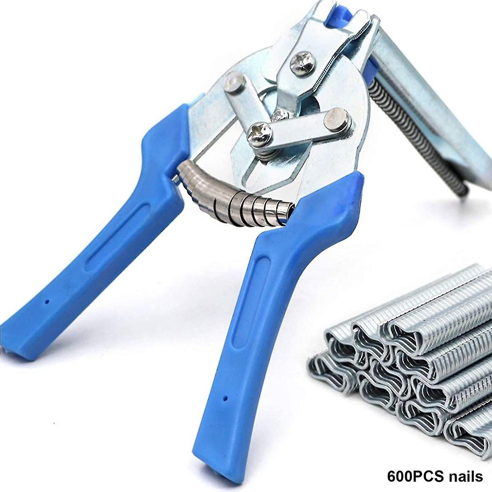 Type M Hog Nail Ring Pliers Kit With 2400pcs M Clips For Fence Fastening