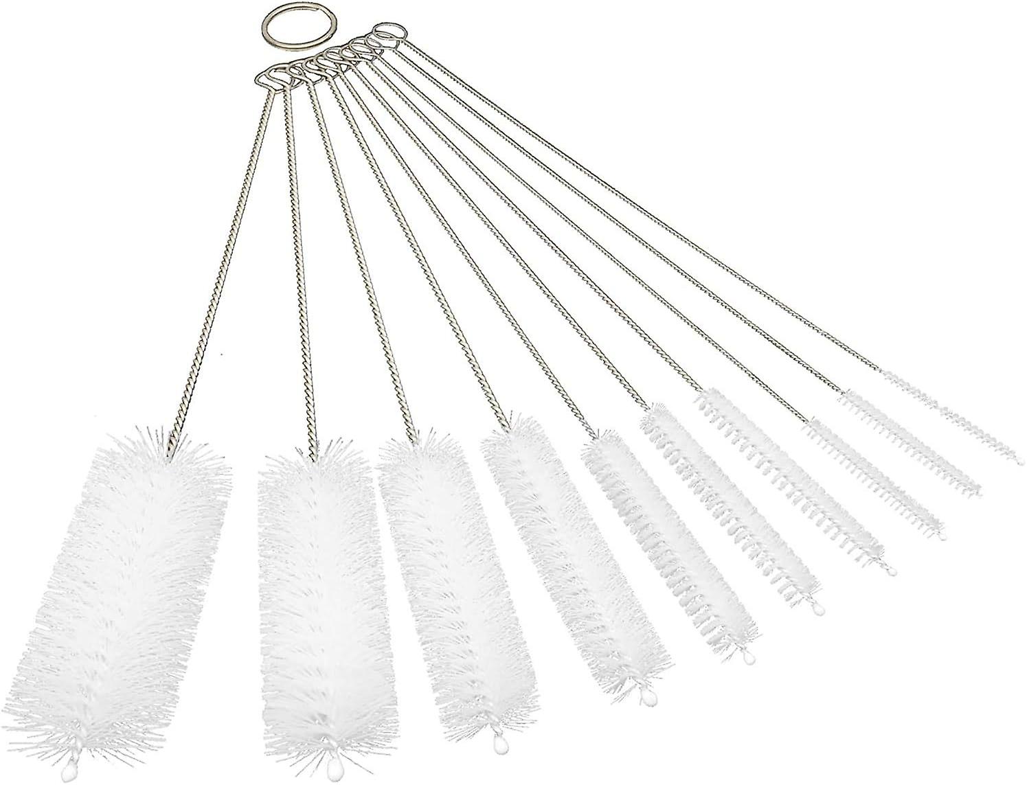 10-piece Bottle Cleaning Brushes For Narrow Neck Cups