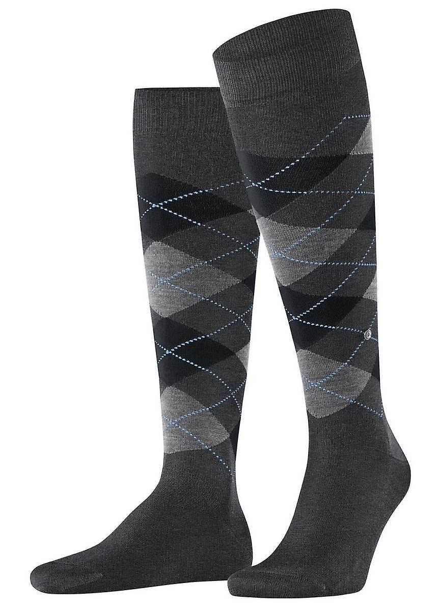 Burlington Manchester Knee High Socks - Anthracite Grey