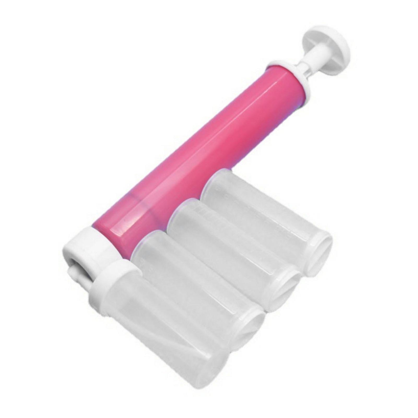 Baking Airbrush Duster Powder Sprayer Manual Spraying Tool Set for Bakery Decoration Rose Red