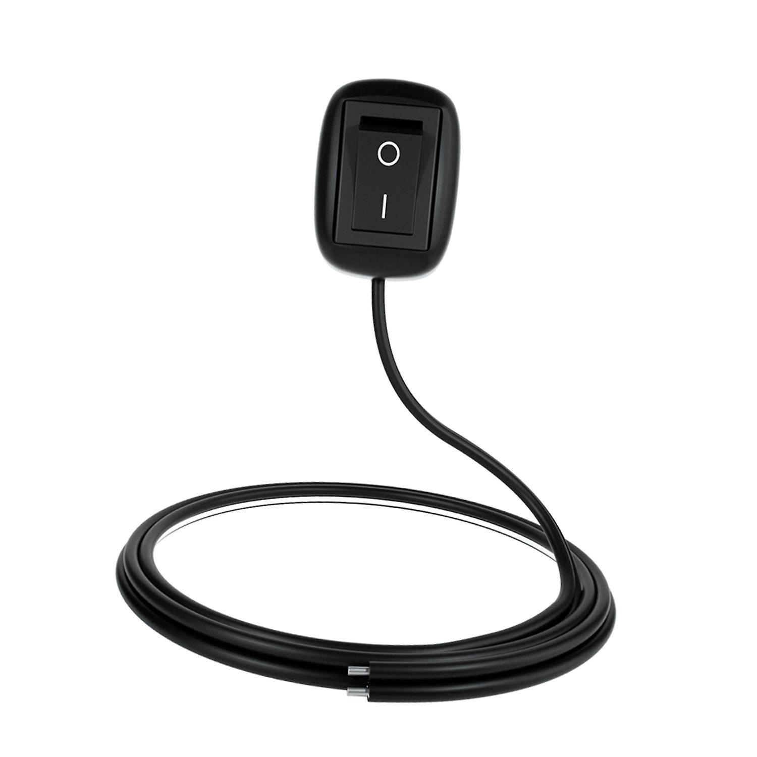 DC 12V Universal Car Switch Paste Type Toggle Switch with Cable 50cm for Fog Ring Drive Lights Neon 