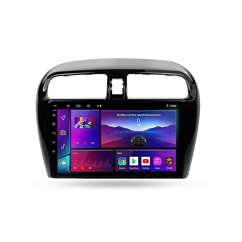 Carplay Car Radio For Mitsubishi Mirage 6 2012 - 2018 Multimedia video Player Android Auto 4G GPS
