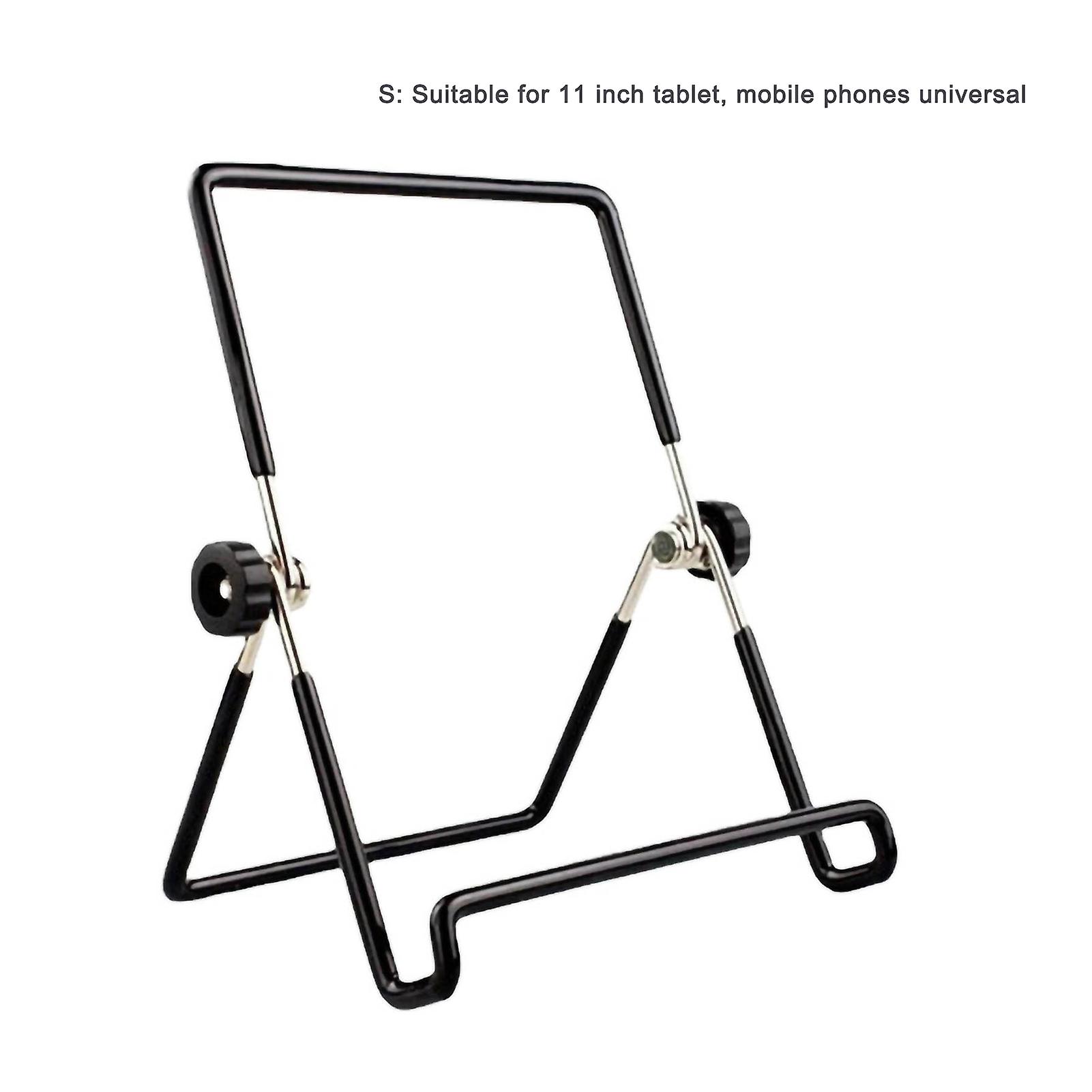 Tablet Stand Foldable Prevent Slip Multi Angle Triangular Iron Wire Desktop Mobile Phone BracketS (Without Box Packaging)