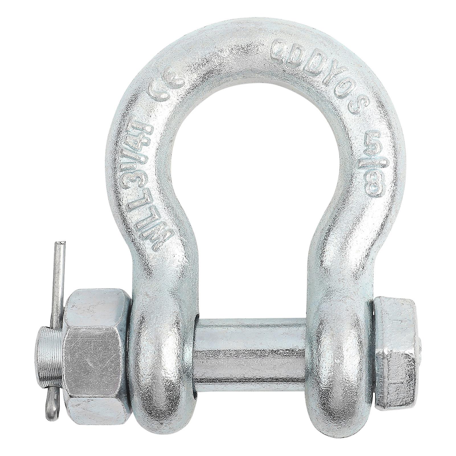 Anchor Shackle Heavy Duty Alloy Steel Bow Type with Nut Ship Lifting Machine Parts1Pc 3.25t Anchor Shackle