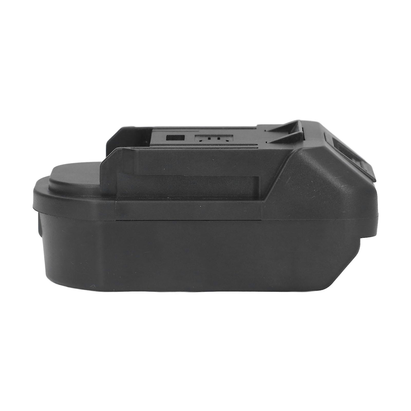 Touch A B S Battery Adapter Battery Adapter ABS Short Circuit Protection with USB LED Light Battery Converter for 18V to 21V Battery