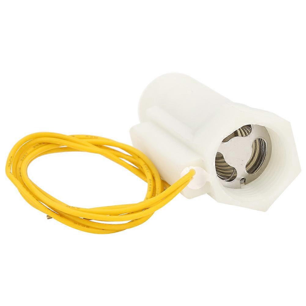 Plastic Water Flow Sensor Switch FS-1 G1/2in Nylon DC0-110V 64mm