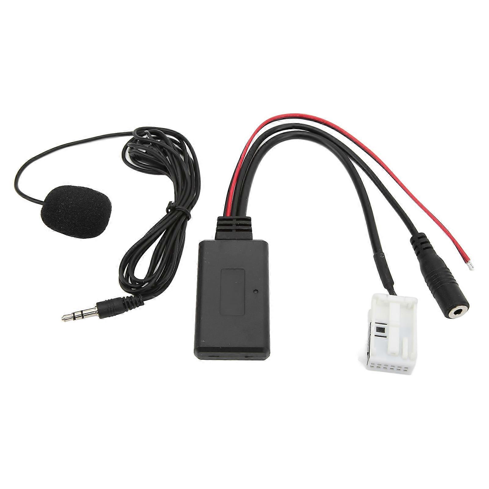 Bluetooth 5.0 AUX in Cable Car Stereo o Adapter Replacement for RCD310 RCD510 RNS510with Microphone
