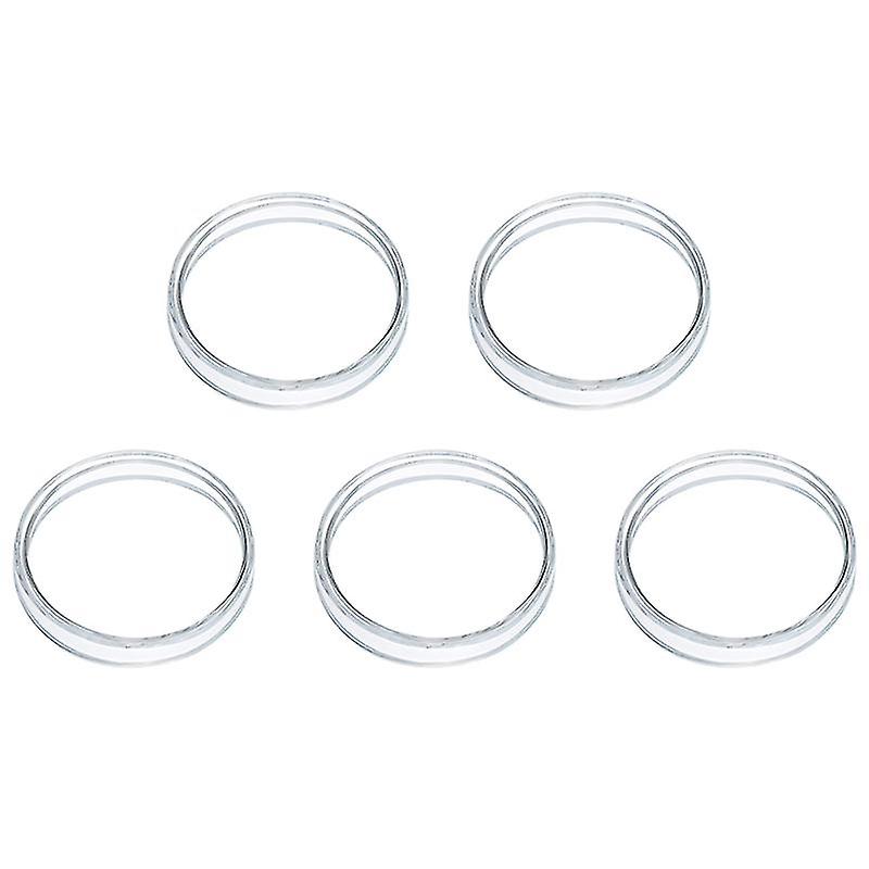5pcs Glass Petri Dishes