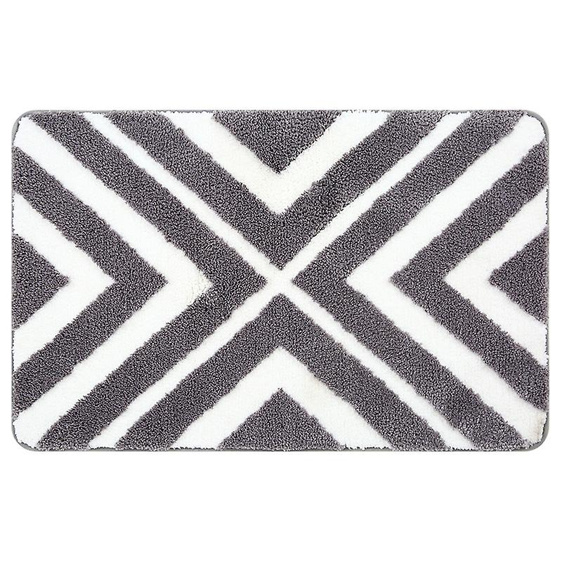 Bathroom mat light gray non-slip shower mat 50*80cm