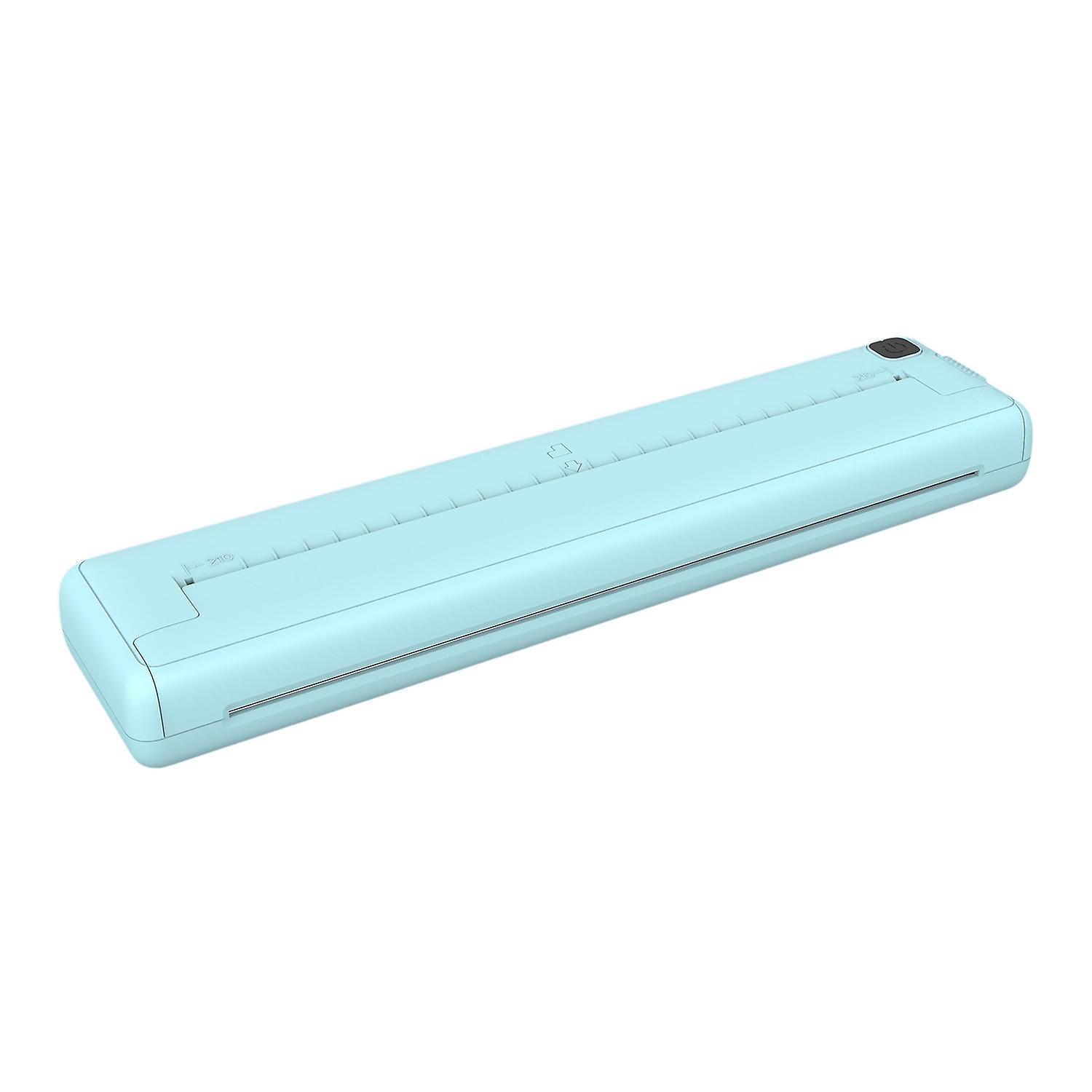 Portable Printer Wireless Inkless Printer Supports 8.26''x11.69'' Thermal Paper Printer BT Connectio