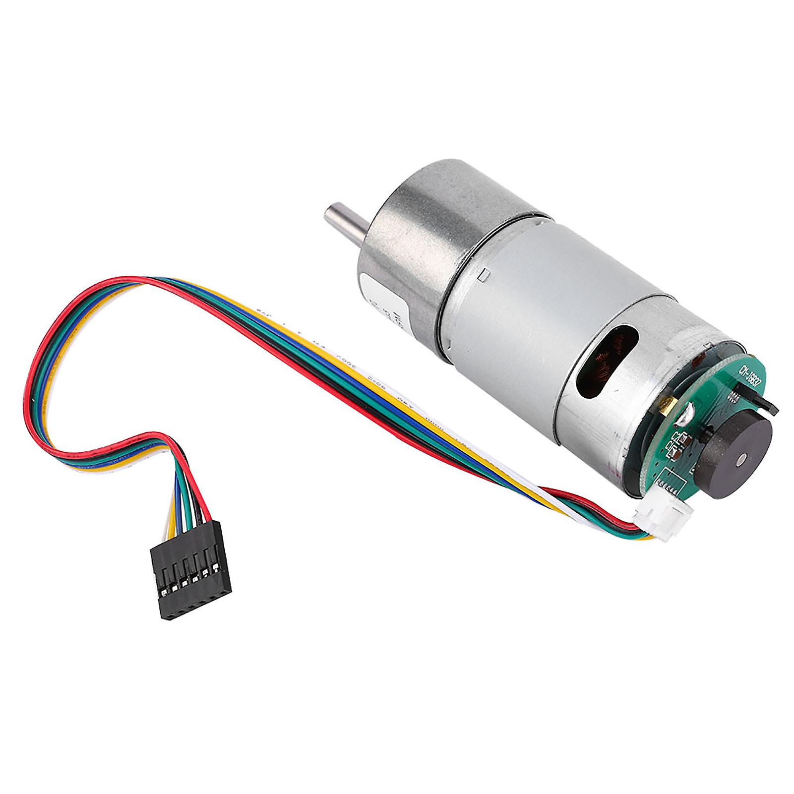 Large Torsion Gear Motor with Encoder 12/24V Power Speed Reduction Motor(24V 10RPM)