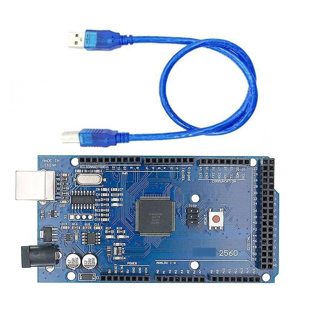 Mega2560 R3 Microcontroller Development Module Board ATmega2560-16AU USB Chip Driver Programming Education Main Control Board~2646