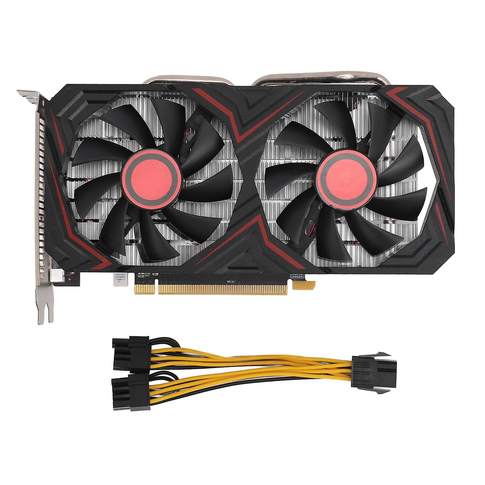 RX580 8GB GDDR5 256BIT Grafikkarte Professionelle Dual-Lüfter-effiziente leise PCI-Express-Gaming-Grafikkarte für Computer
