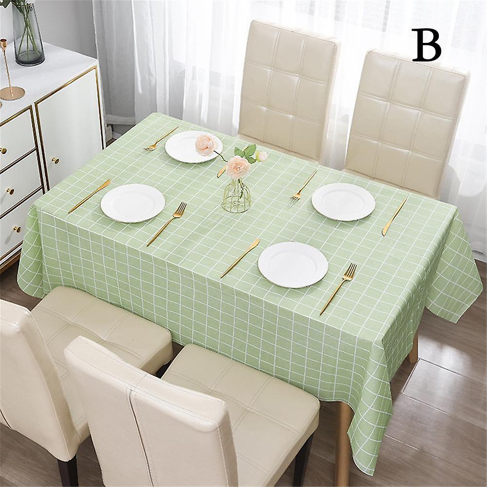 Dust Proof Checkered Tablecloth Dust Proof Tablecloth Washable Tablecloth