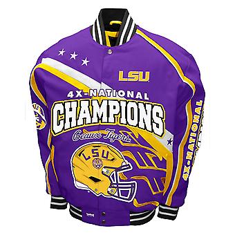 Franchise Club Mens Ncaa Commemorative Twill Jacket-08