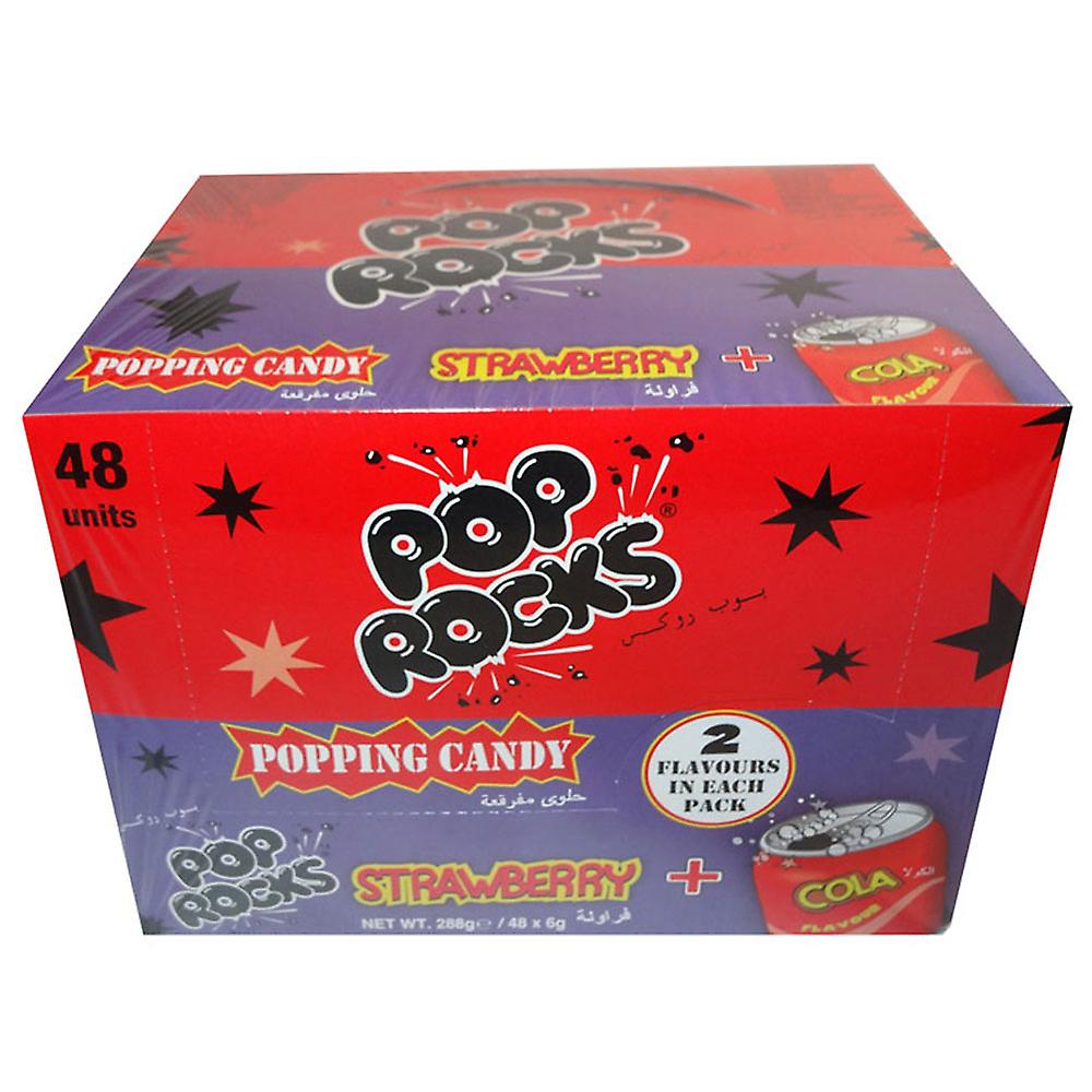 Pop Rocks Strawberry + Cola Twin Packs Explodes in Your Mouth Gluten Free 48x6g