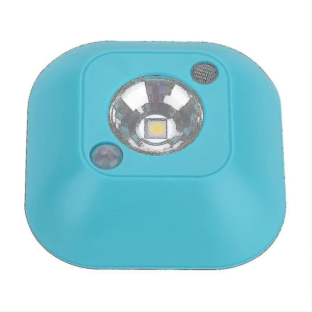 Motion Sensor Night Light, Mini Wireless LED Infrared Motion Sensor Battery Powered Night Light, (Bl