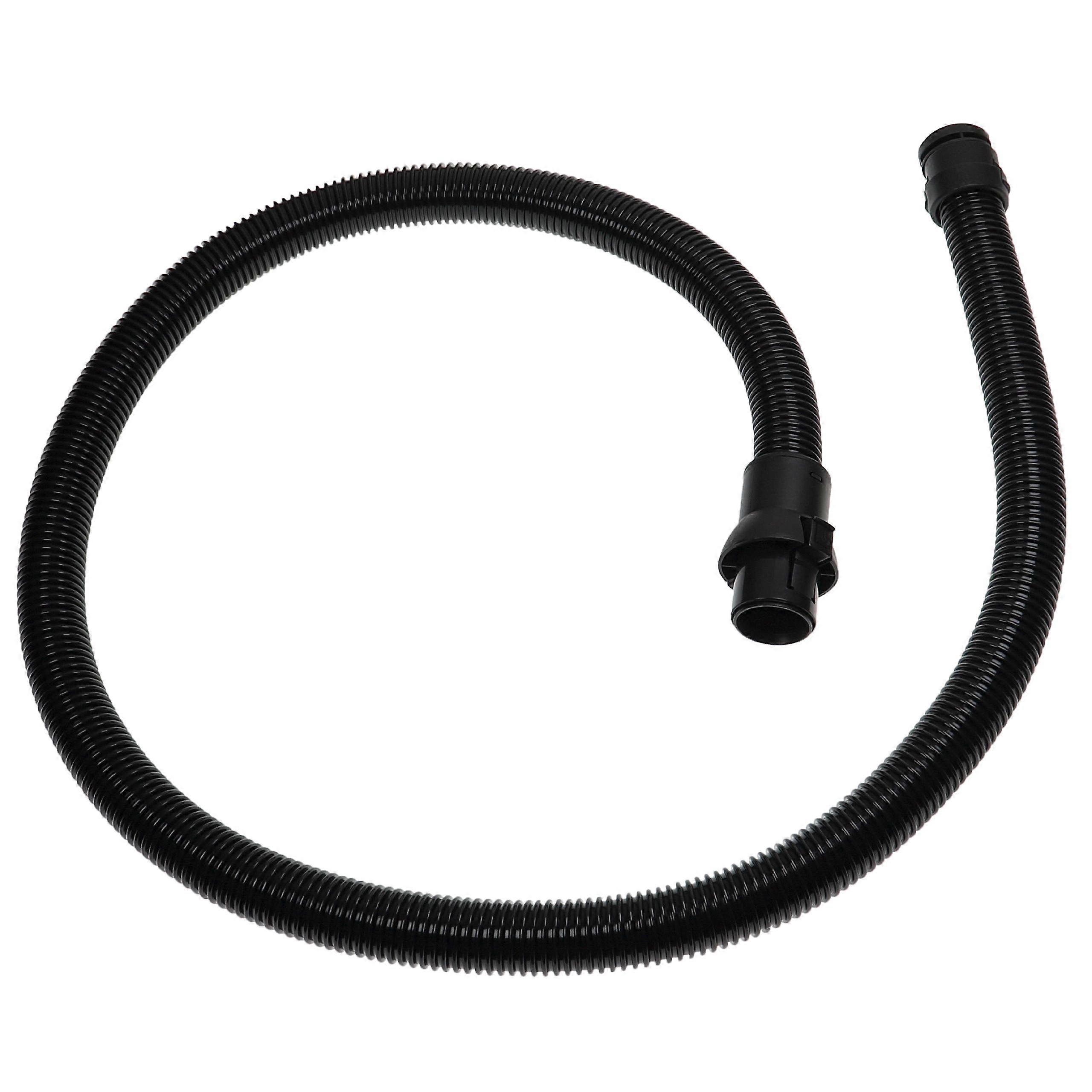 Tuyau de remplacement vhbw compatible avec Miele ALLERVAC SENSOR, Argento, BLACK MAGIC, AMBITION, BLACK, Aspirateur Allervac Hepa Plus - Flexible, 1,8 m