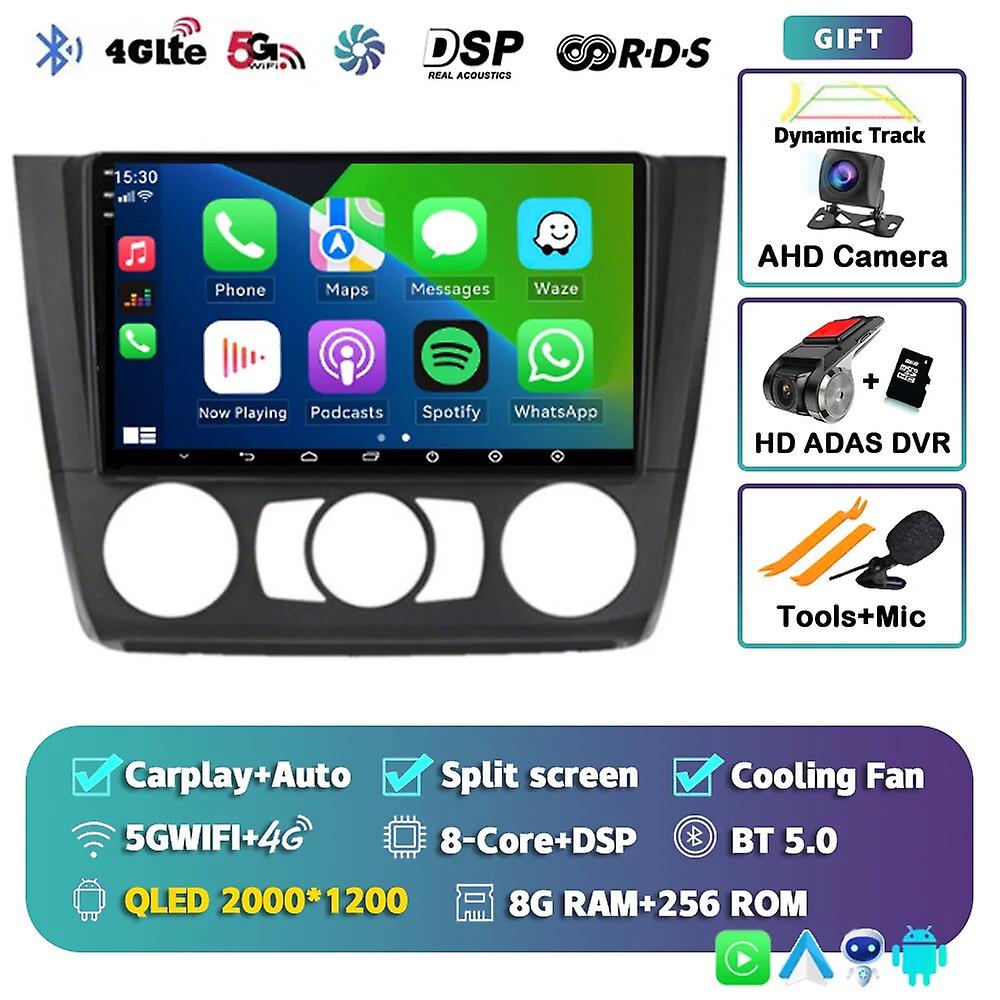 Android 13 Carplay Auto For Bmw 1 Series E88 E82 E81 E87 2004 2005 2006 - 2012 Car Radio Multimedia Player Stereo Gps Wifi+4g Bt