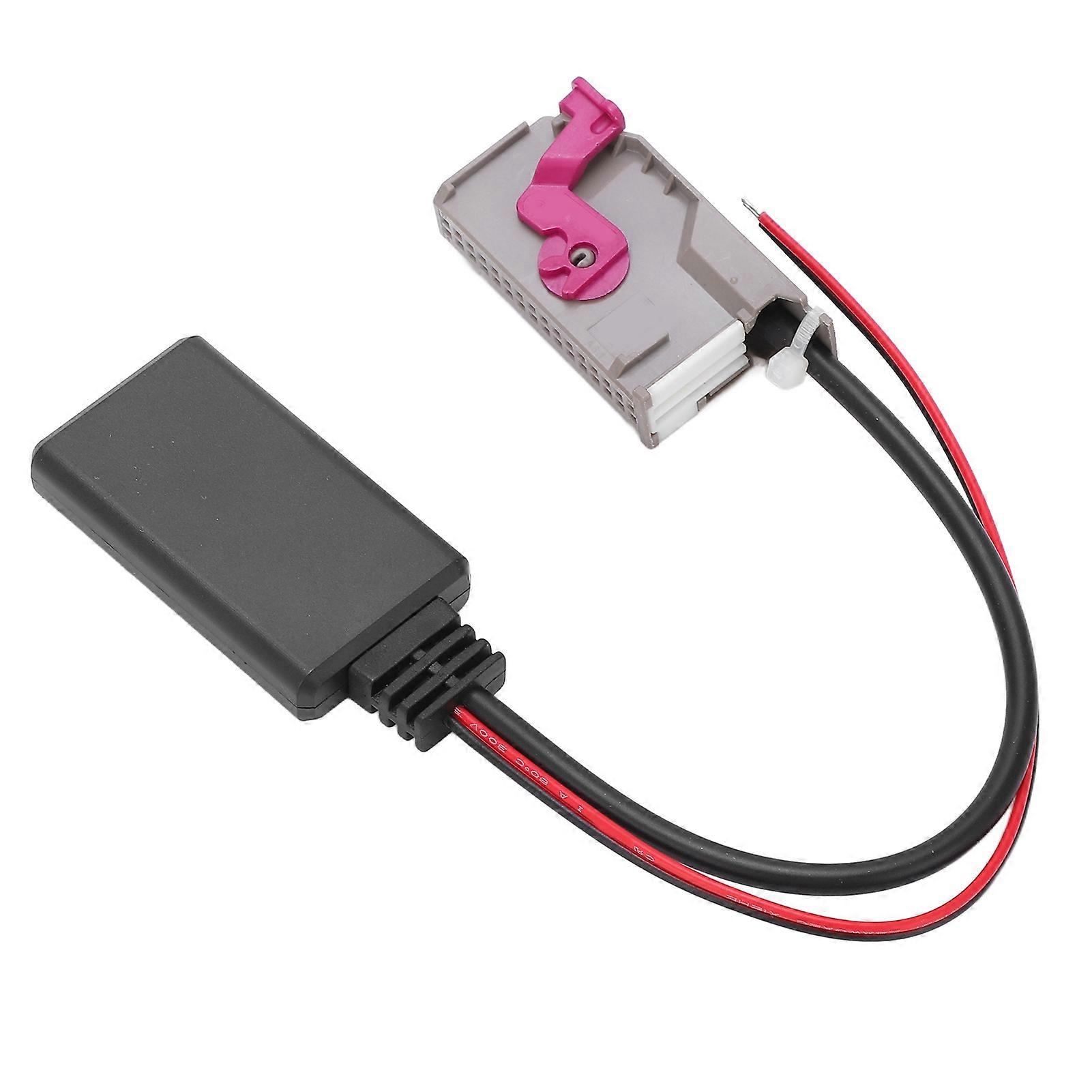 Bluetooth 5.0 32-Pin Wireless AUX Adapter Cable for RNS-E Navigation