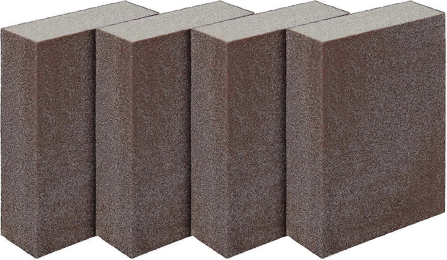 Set Of 4 Sanding Sponges/blocks For Wet And Dry Surfaces, Super Fine (grade 320 To 400) Sanding