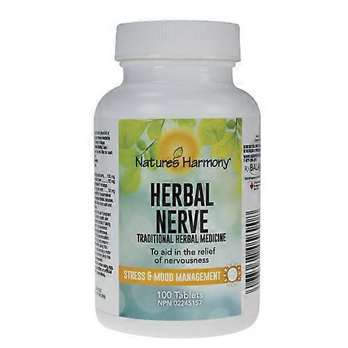 Herbal Nerve, 100 Tabs by Natures Harmony
