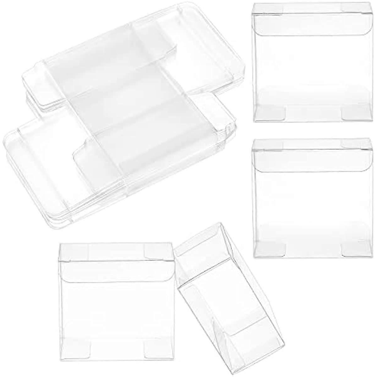20 Pcs Transparent Gift Boxes 2.8x1.5x2.6 Clear Candy Box Clear Packaging Box Clear Container Party Favor Boxes Clear Boxes for Candy Sweets Chocolate
