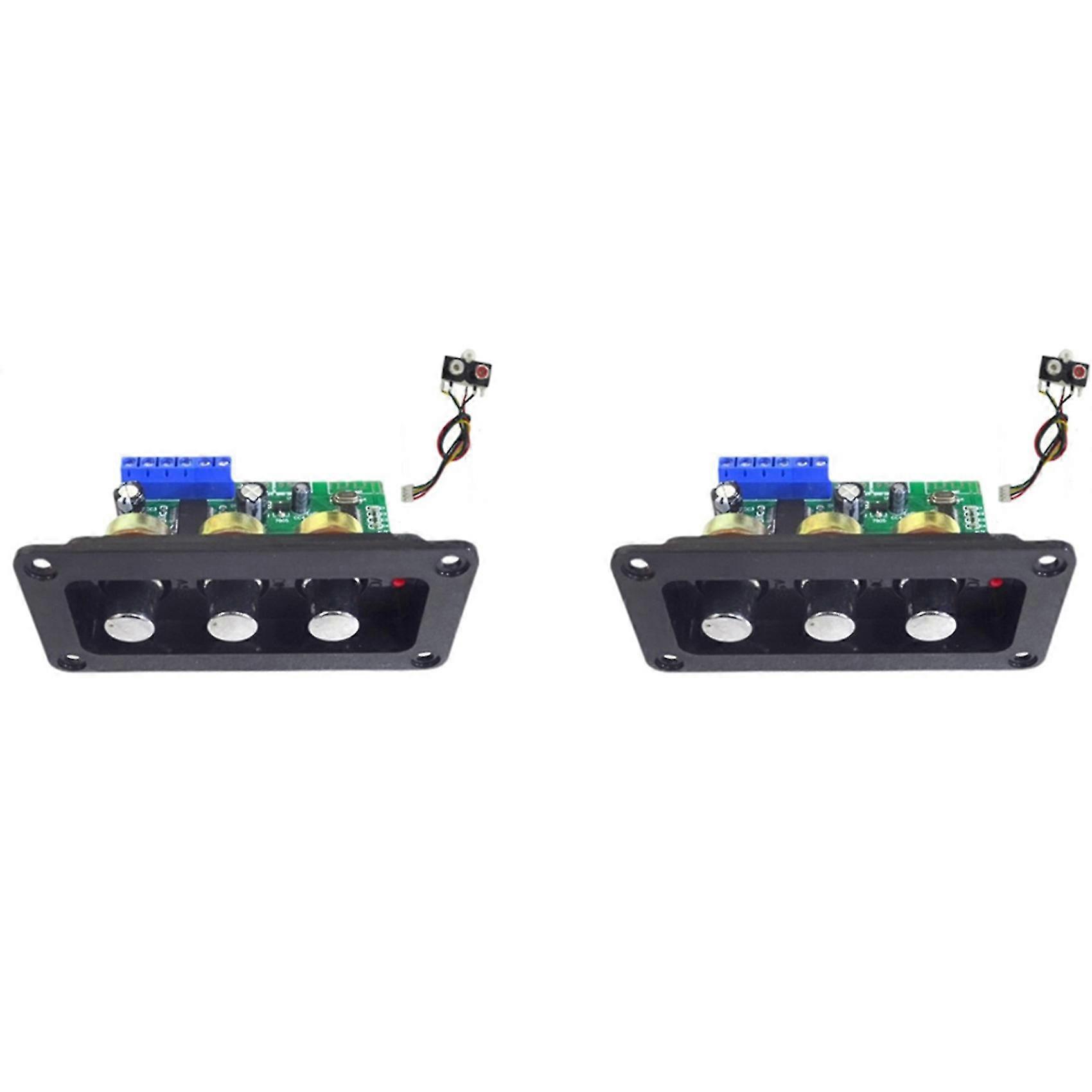 2x Bluetooth 5.0 Amplifier Audio Board 30w Mono Stage Amplifier Board, U Disk Decoder, With Aux Lin