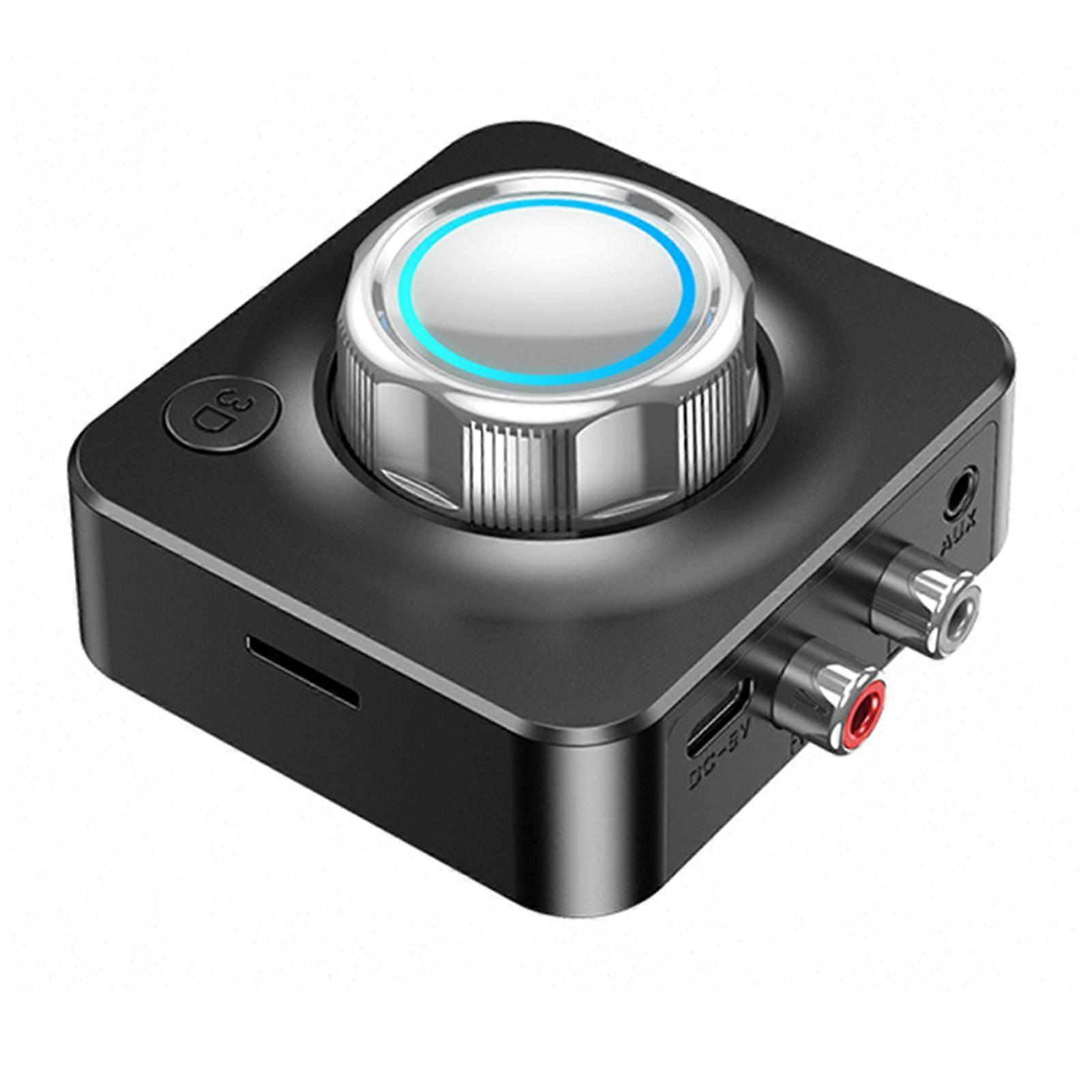 Bluetooth-compatible 5.0 Receiver Stable Connection 3D Stereo TF Card Support Multiple Interface Plug Play Audio Transmitter Adapter