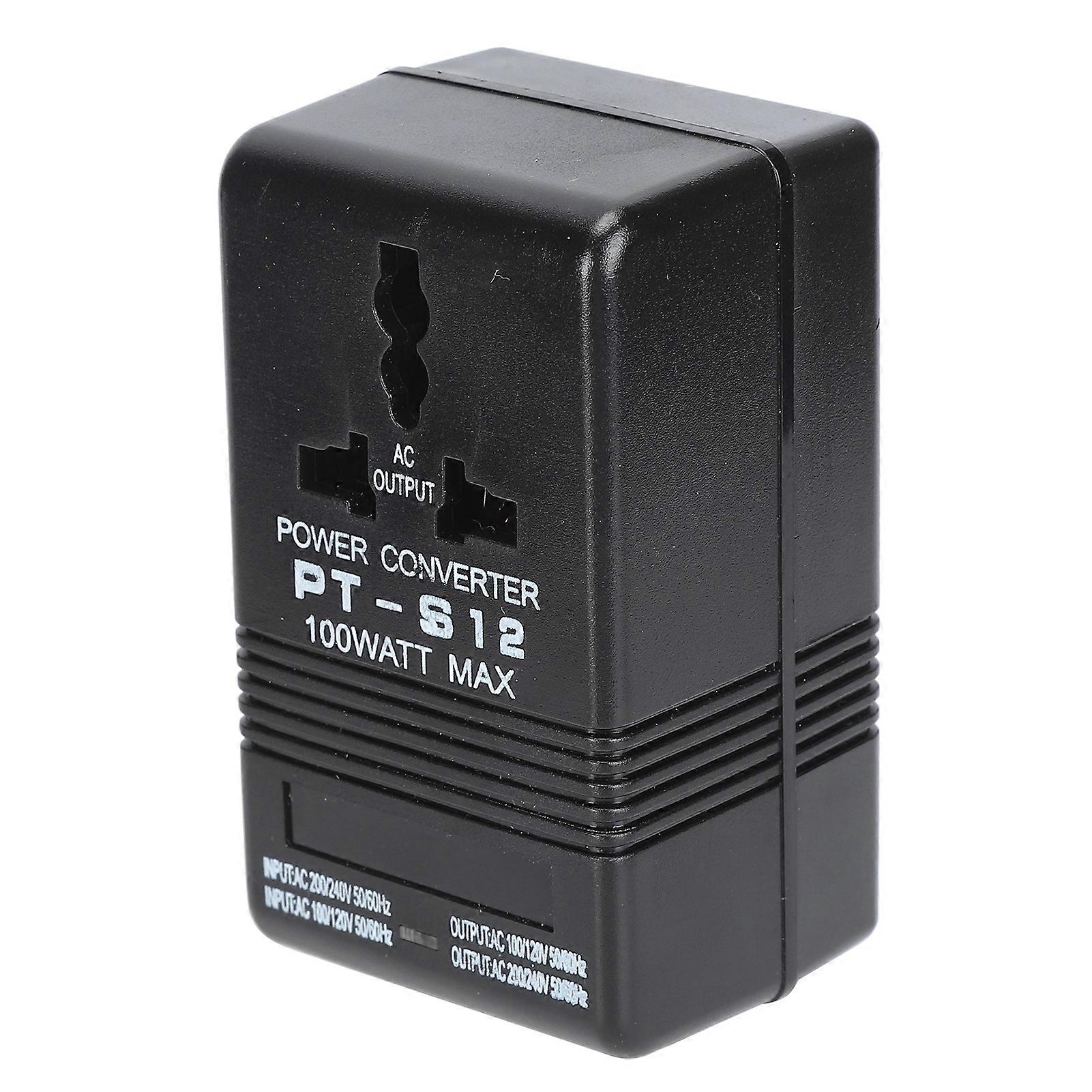 Voltage Converter AC 100v-120v to 220v-240v Step Up Buck Power Adapter Transformer 100w