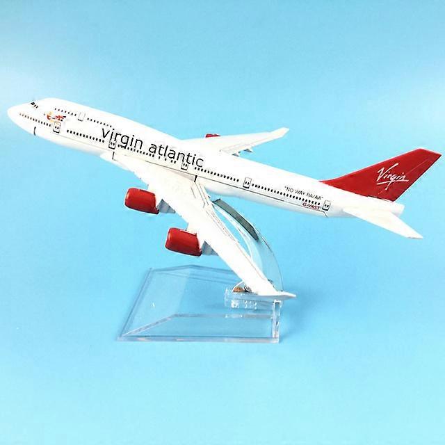 16cm Plane Model Airplane Model Virgin Atlantic Boeing 737 Aircraft Model 1:400 Diecast Metal Airplanes Plane Toy Gift