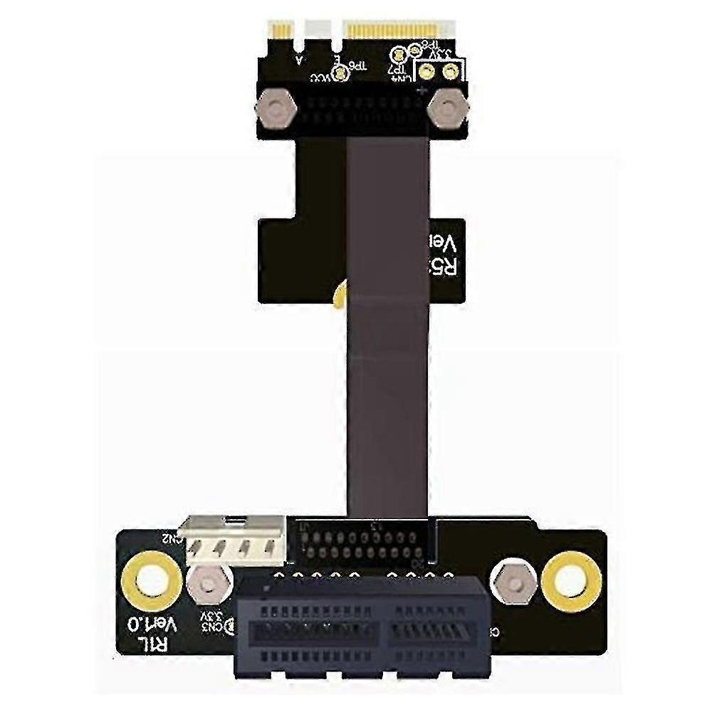 M.2 A.e Key A+e To Pci-e X4 Extender Adapter Card Cable, R52sl 15cm