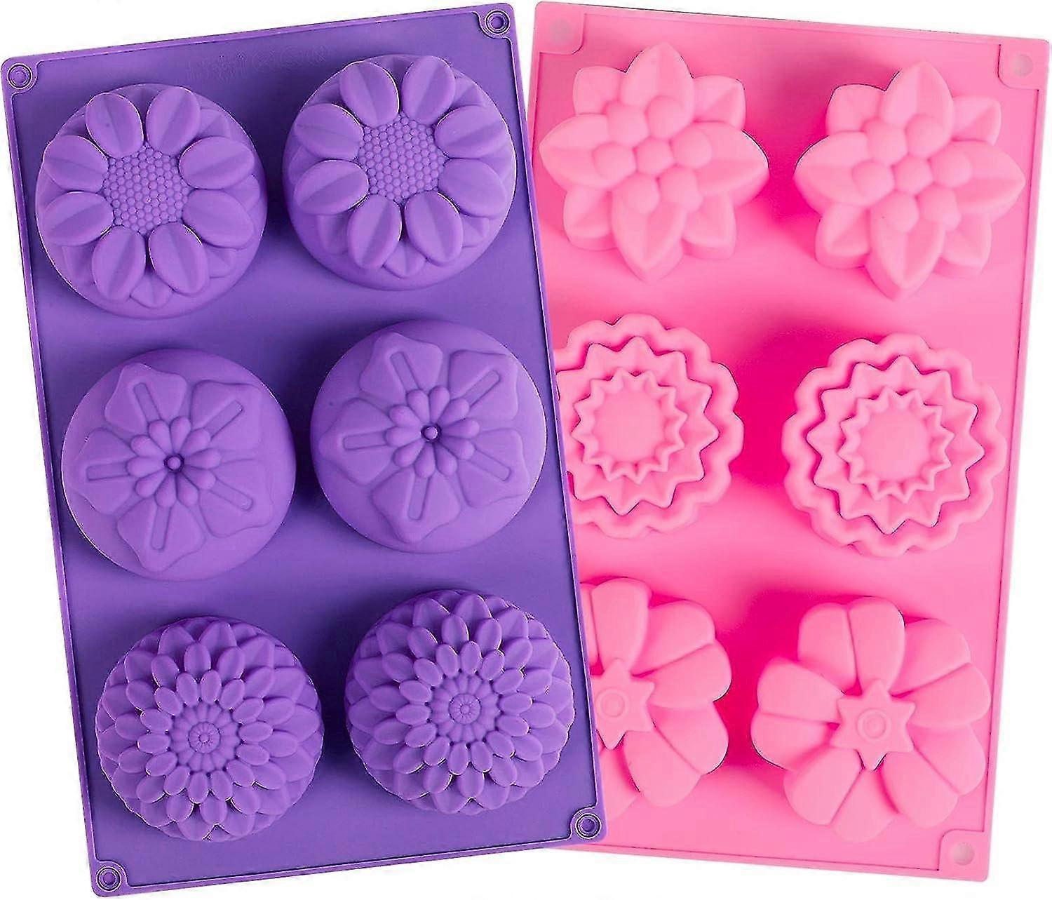 2 PCS 6 Cavity Silicone Mold