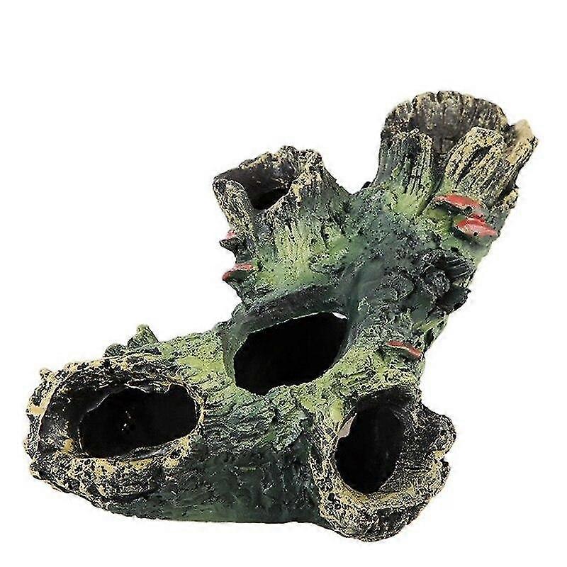 tree hole hiding cave aquarium reptile habitat landscaping hollow