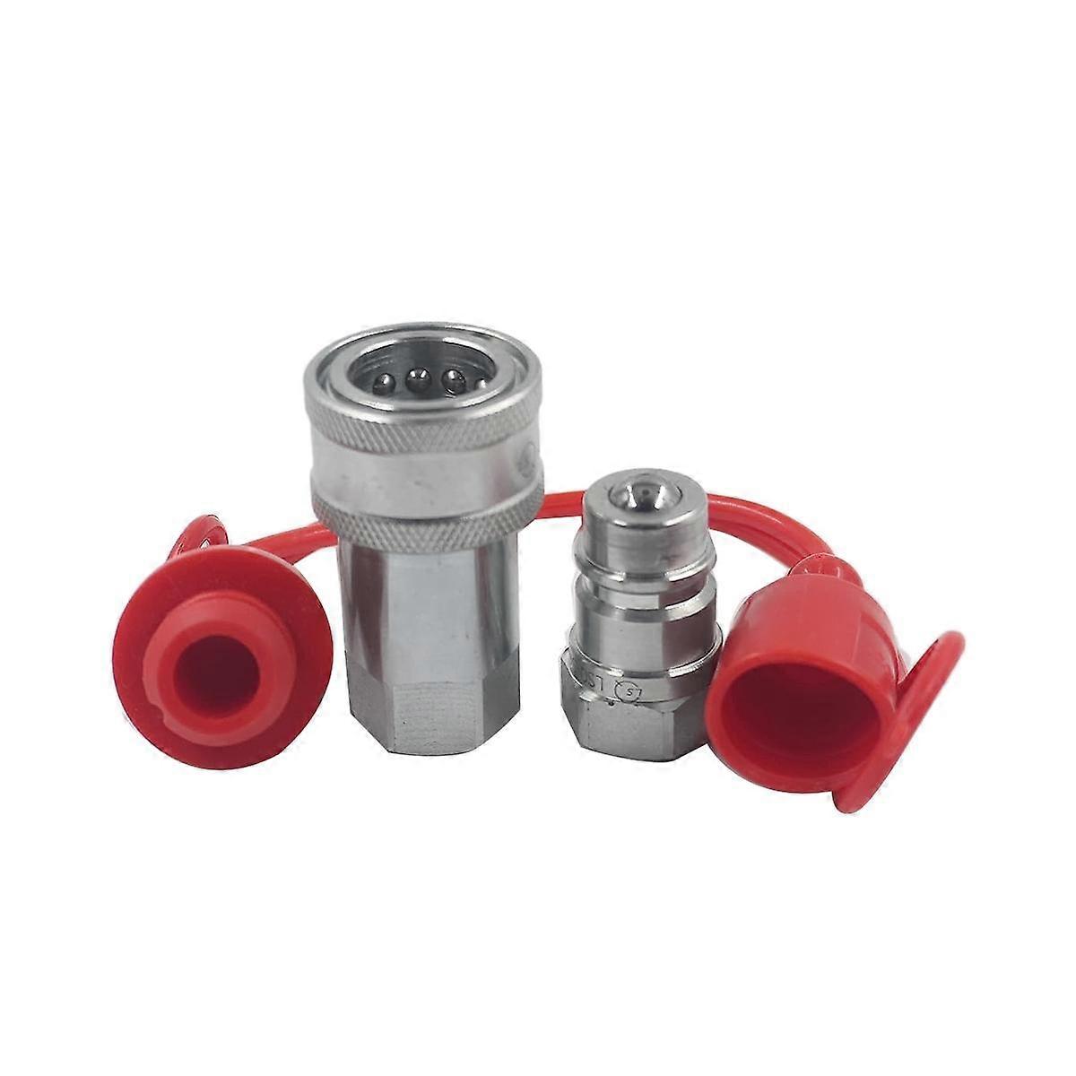 -S4-04 1/2 pouce NPT ISO5675 Raccord rapide hydraulique pour tracteur Raccord rapide agricole