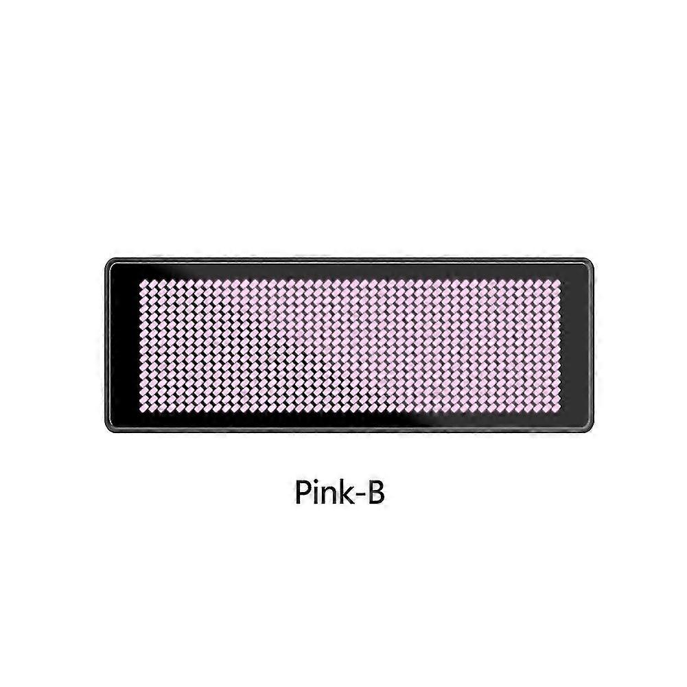 Tib Fully New Bluetooth Led Name Badge Diy Programmable Scrolling Message Board Mini Led Display Hd Text Digits Pattern Display