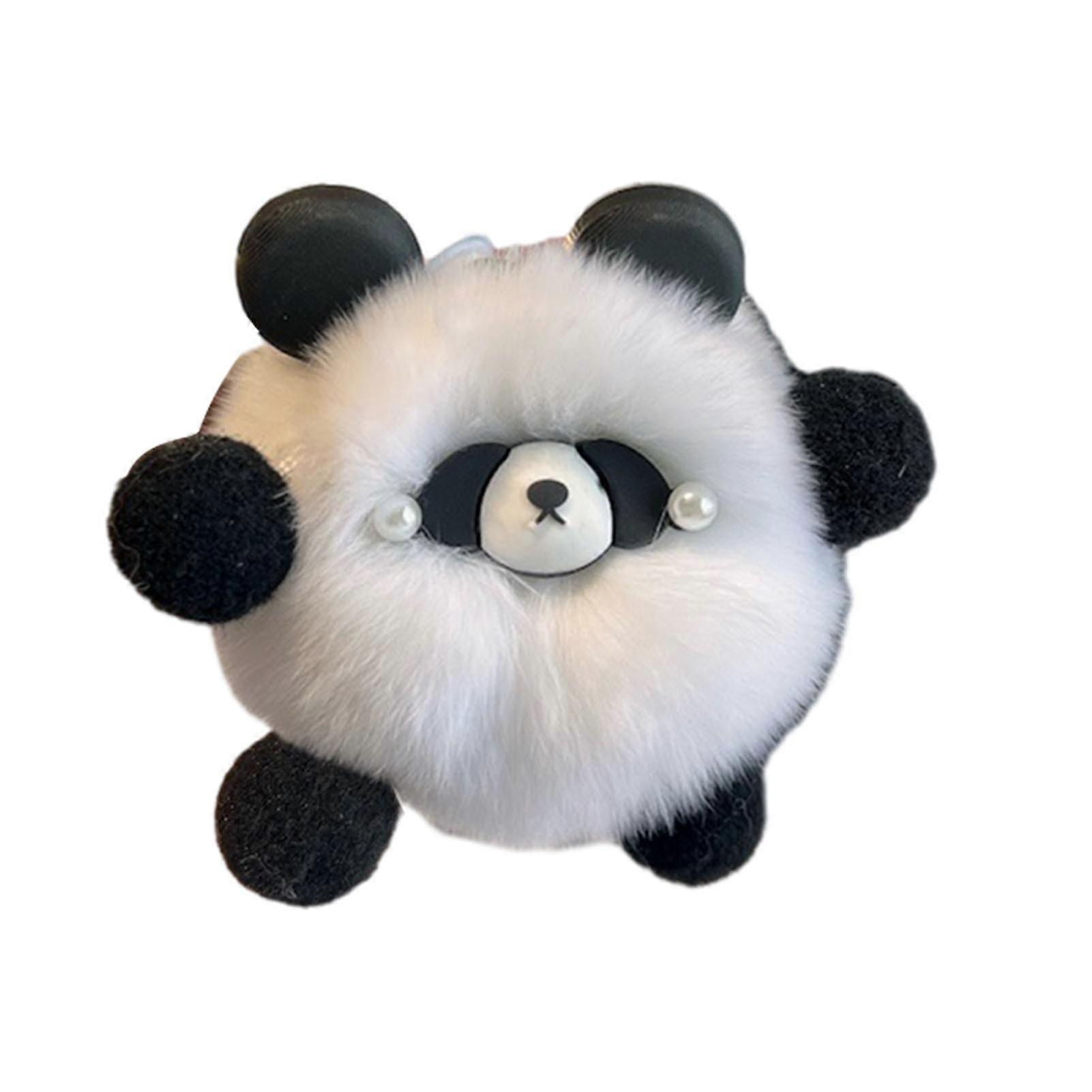 Personality Panda Doll Keys Chain Cute Comfortable Keychain Pendant For Mobile Phone Key Wallet