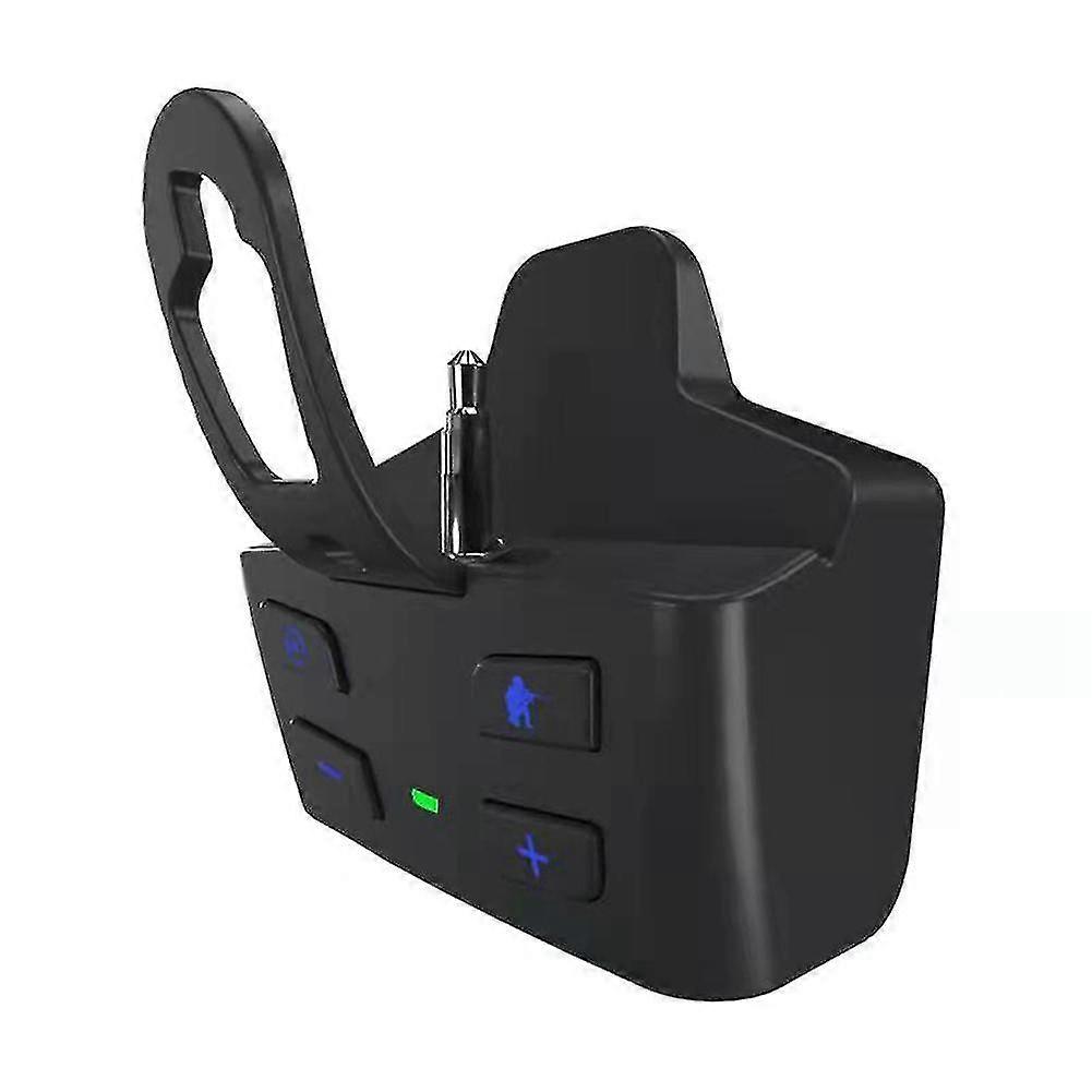 ゲームパッドオーディオボイスチェンジャーアンプアダプターヘッドフォンコンバーターアクセサリー用ゲームコントローラーサウンドカード(ブラック)